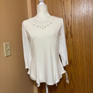 Notations PS NWT tunic Atlas Ivory
